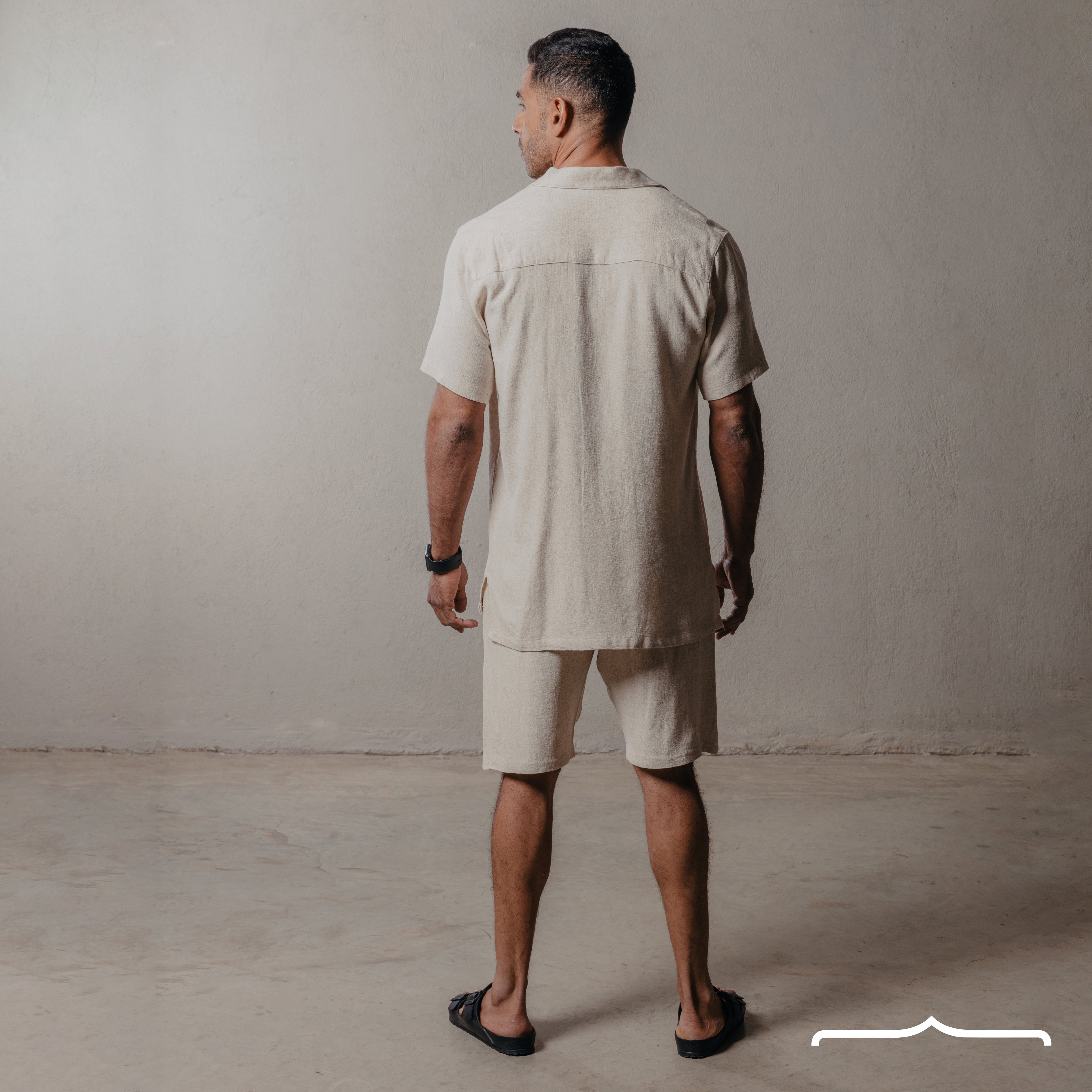 Linen set in Beige