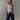 White tank top-Asymmetrical hem