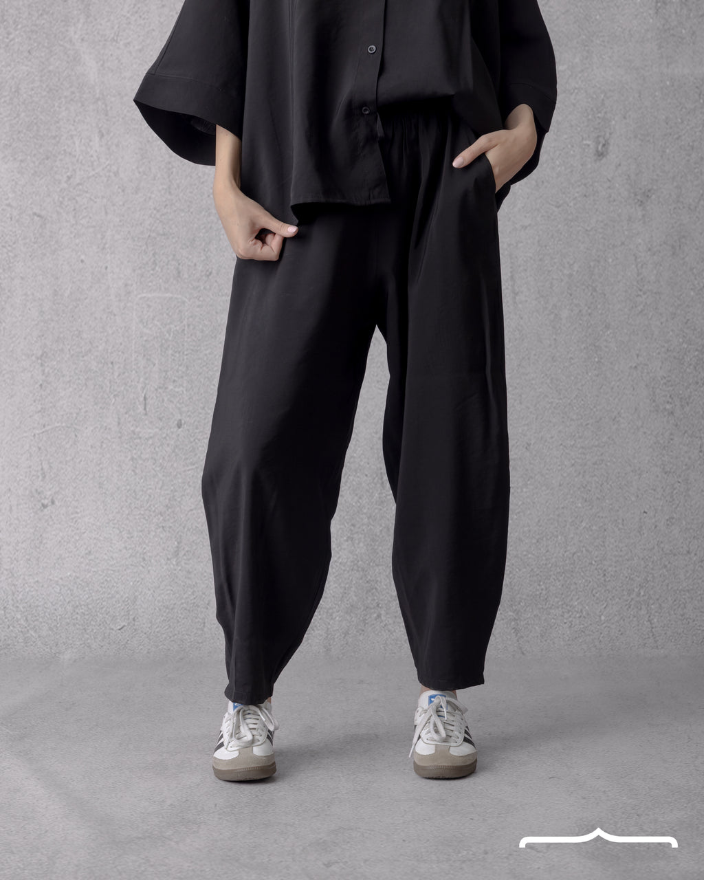 Boxy Flow Set in Black