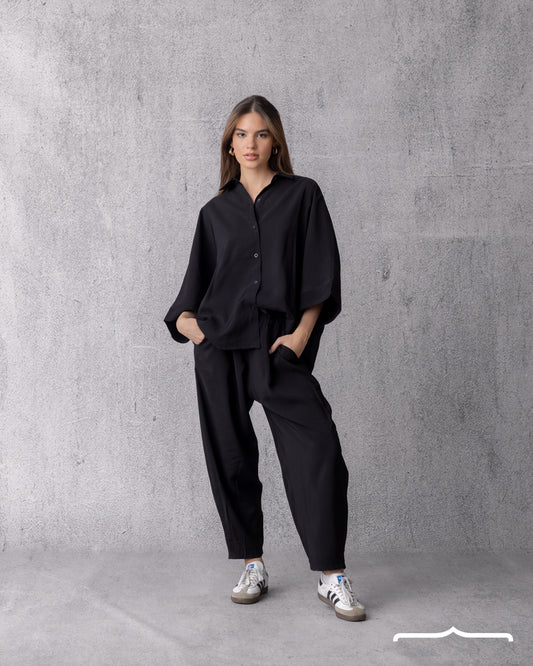 Boxy Flow Set in Black