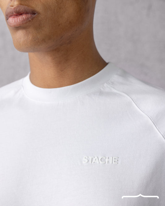 Raglan Rubber Logo in Regular Fit in Grey