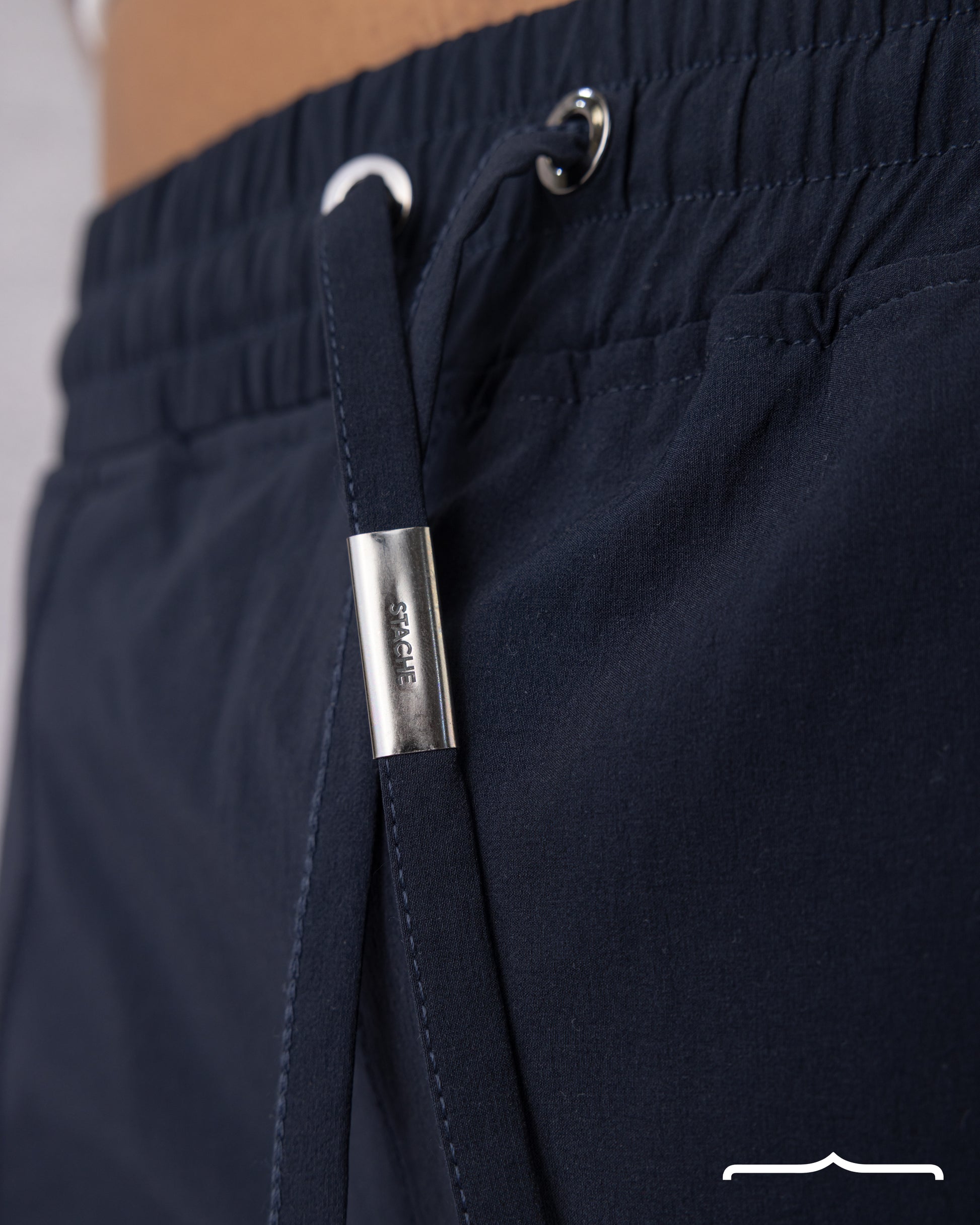 Drawstring sweatpants in Navy blue