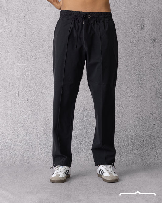 Drawstring sweatpants in Black