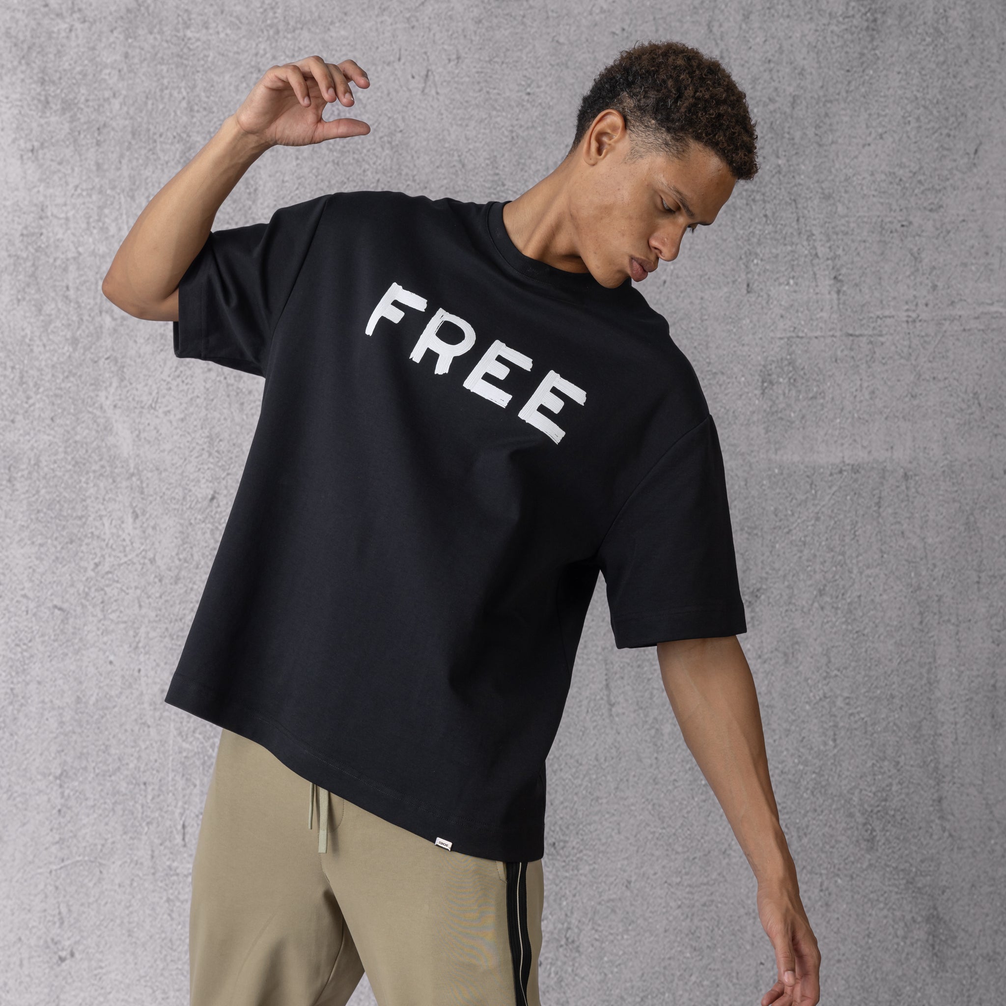 Free Oversized T-shirt in Black