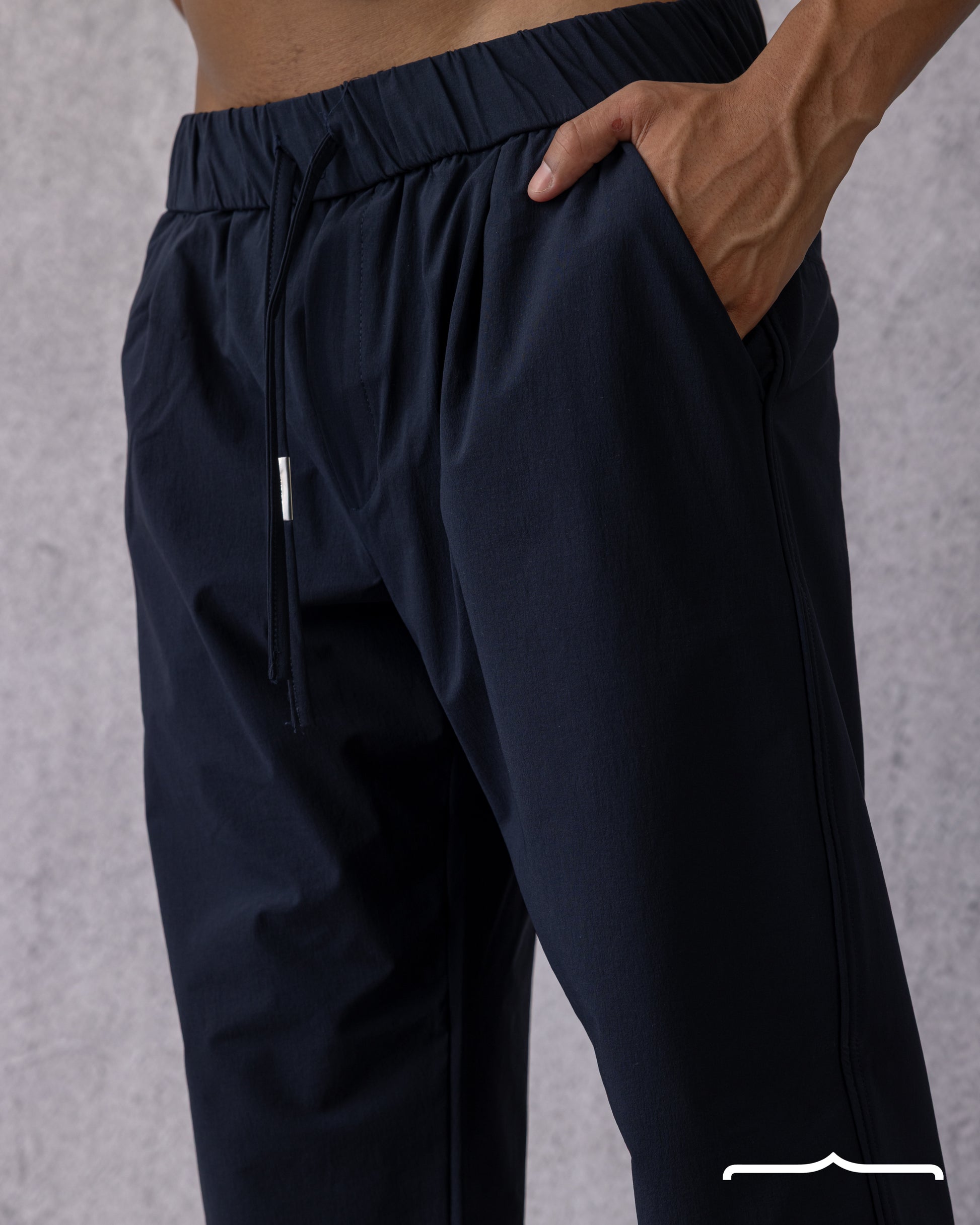 Classic Fit Pants in Navy Blue