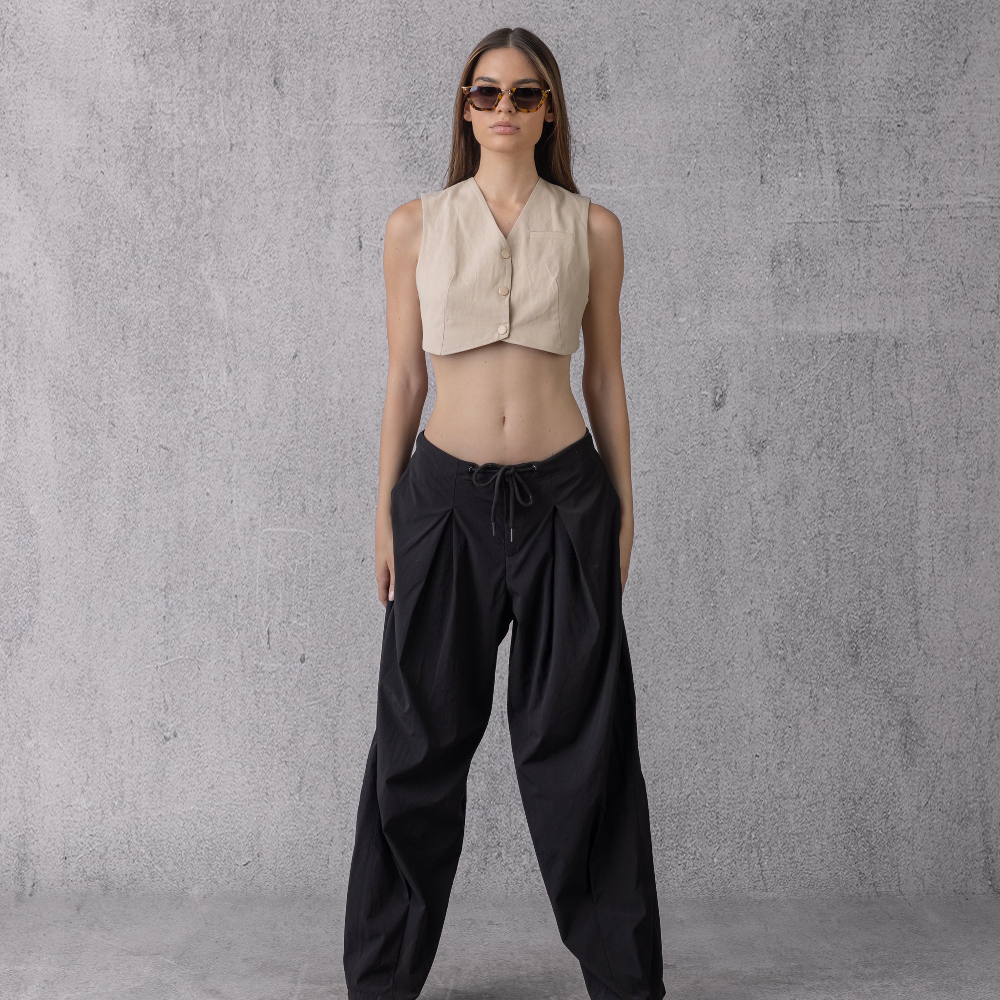 Wide pants in Black