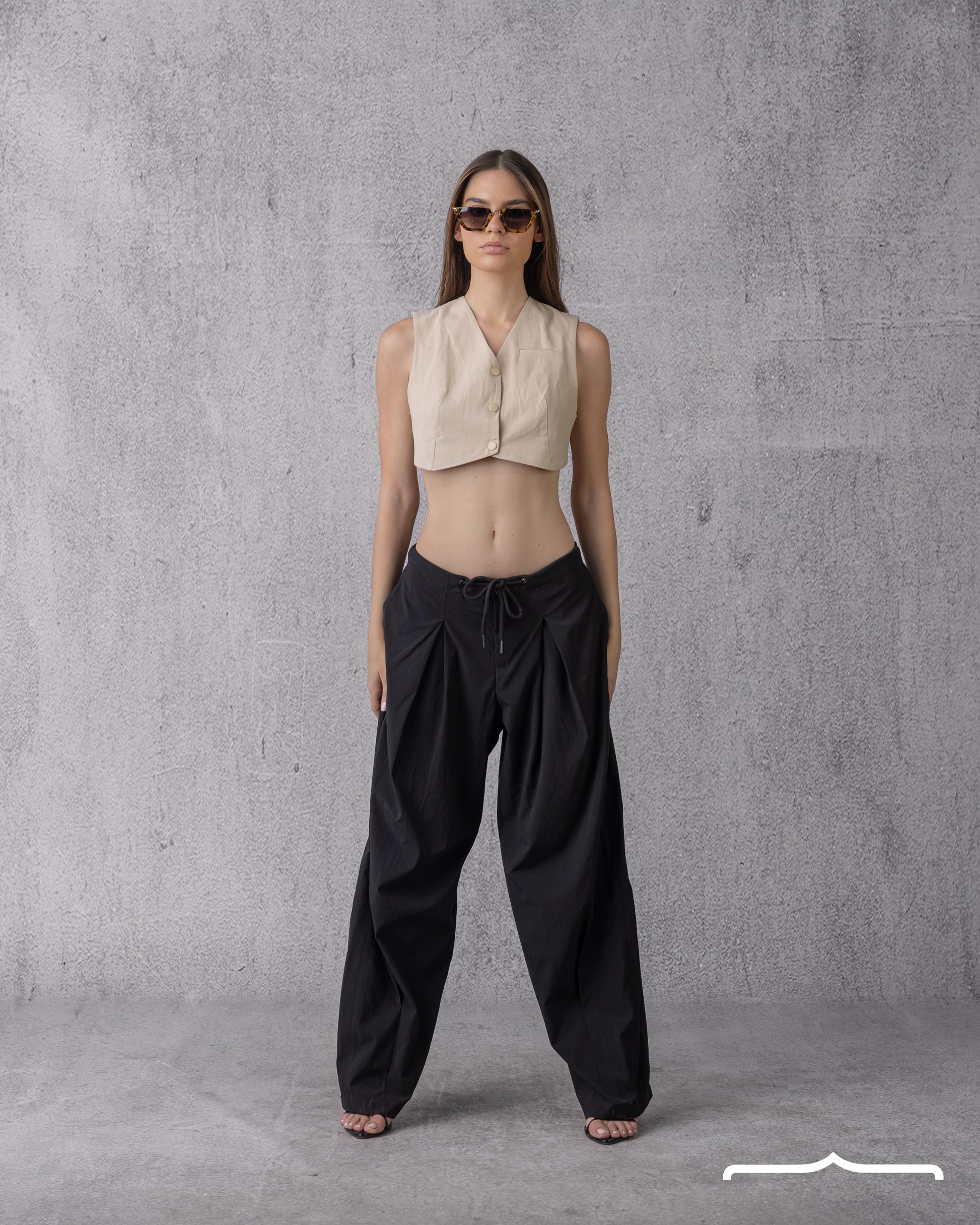 Wide pants in Black