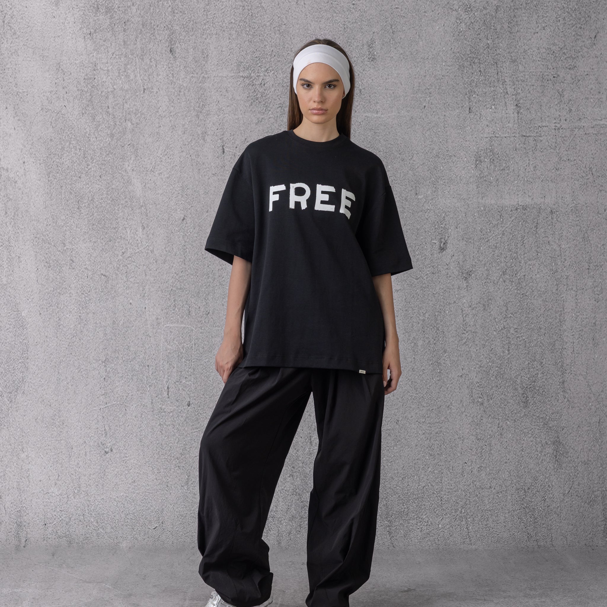 Free Oversized T-shirt in Black