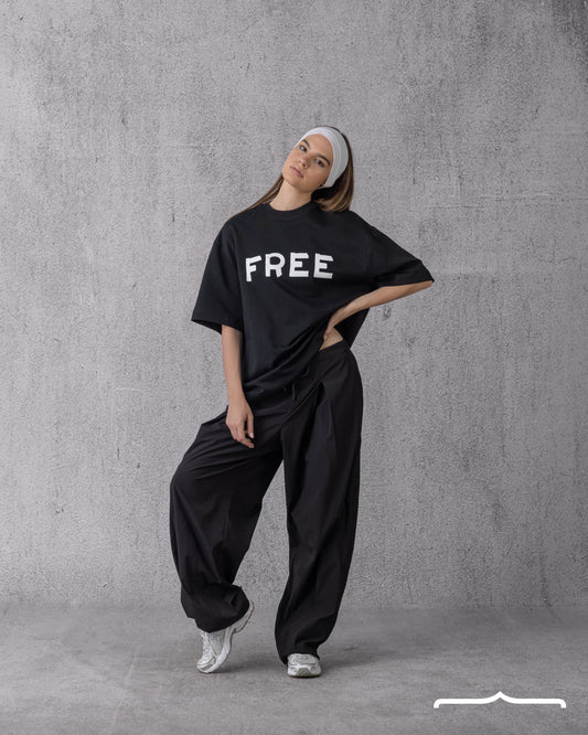 Free Oversized T-shirt in Black