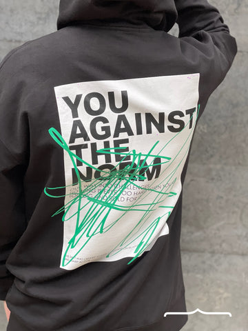 Against the Flow Hoodie in Black