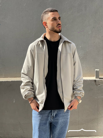 classic jacket in Beige