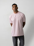 Stache icon T-shirt in Pink