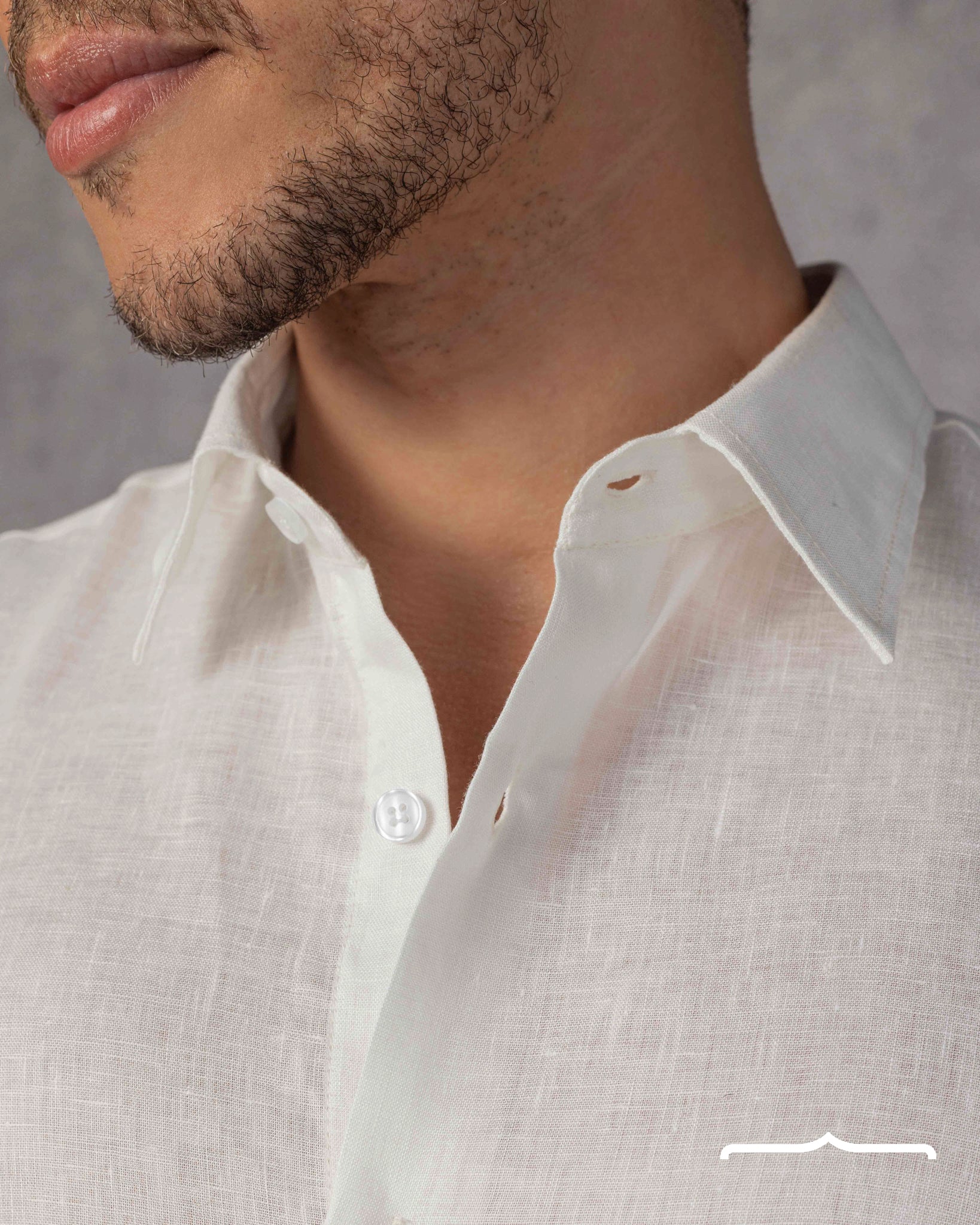 Classic Linen Shirt Volume 3 in Off White