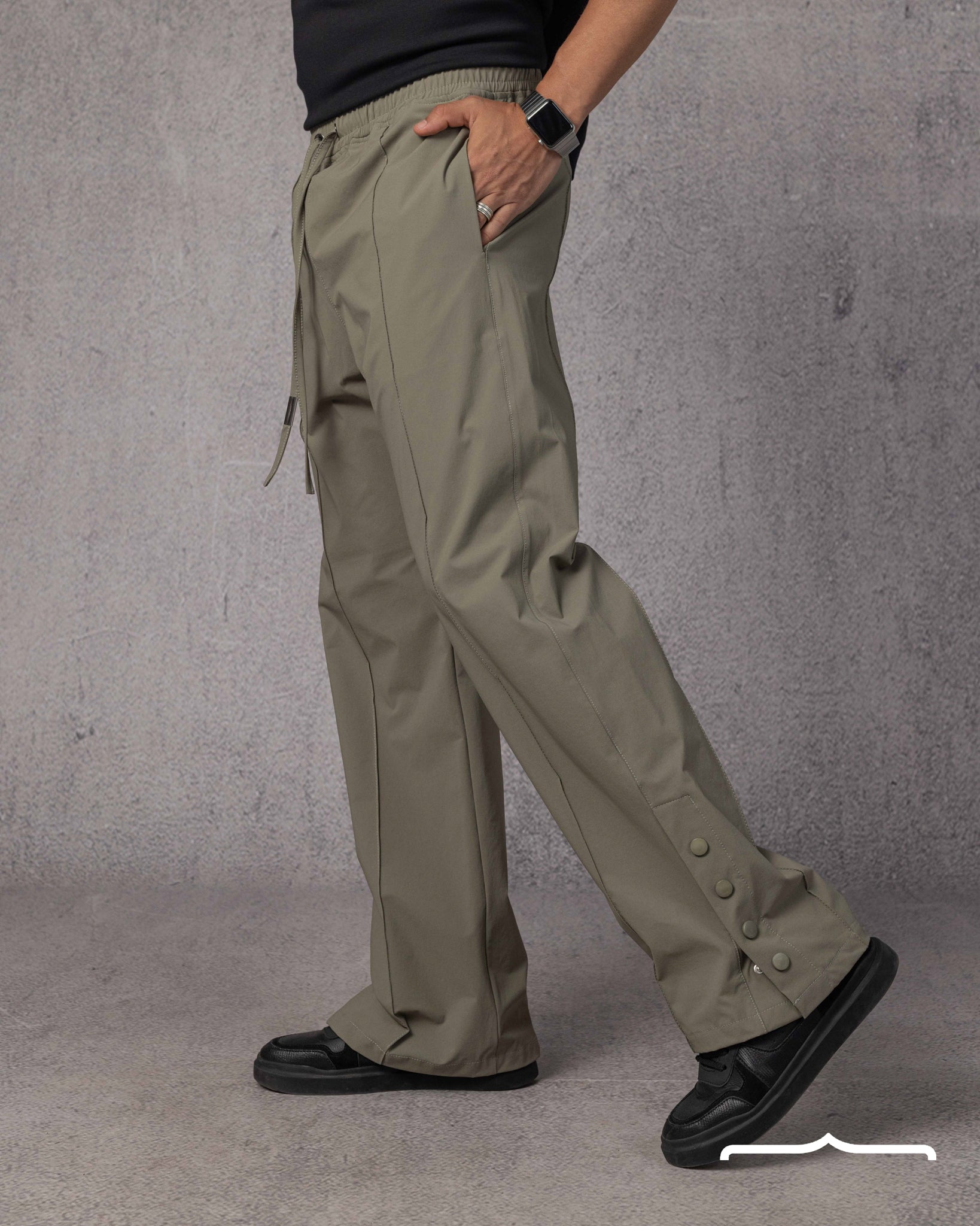 Drawstring Pants Volume 3 in Sage Grey
