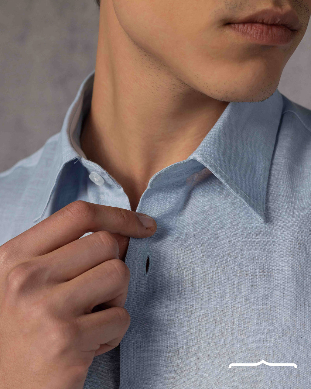 Classic Linen Shirt Volume 3 in Baby Blue