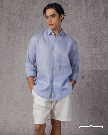 Classic Linen Shirt Volume 3 in purple
