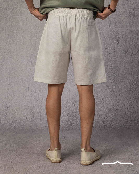Linen short Volume 2 in Beige