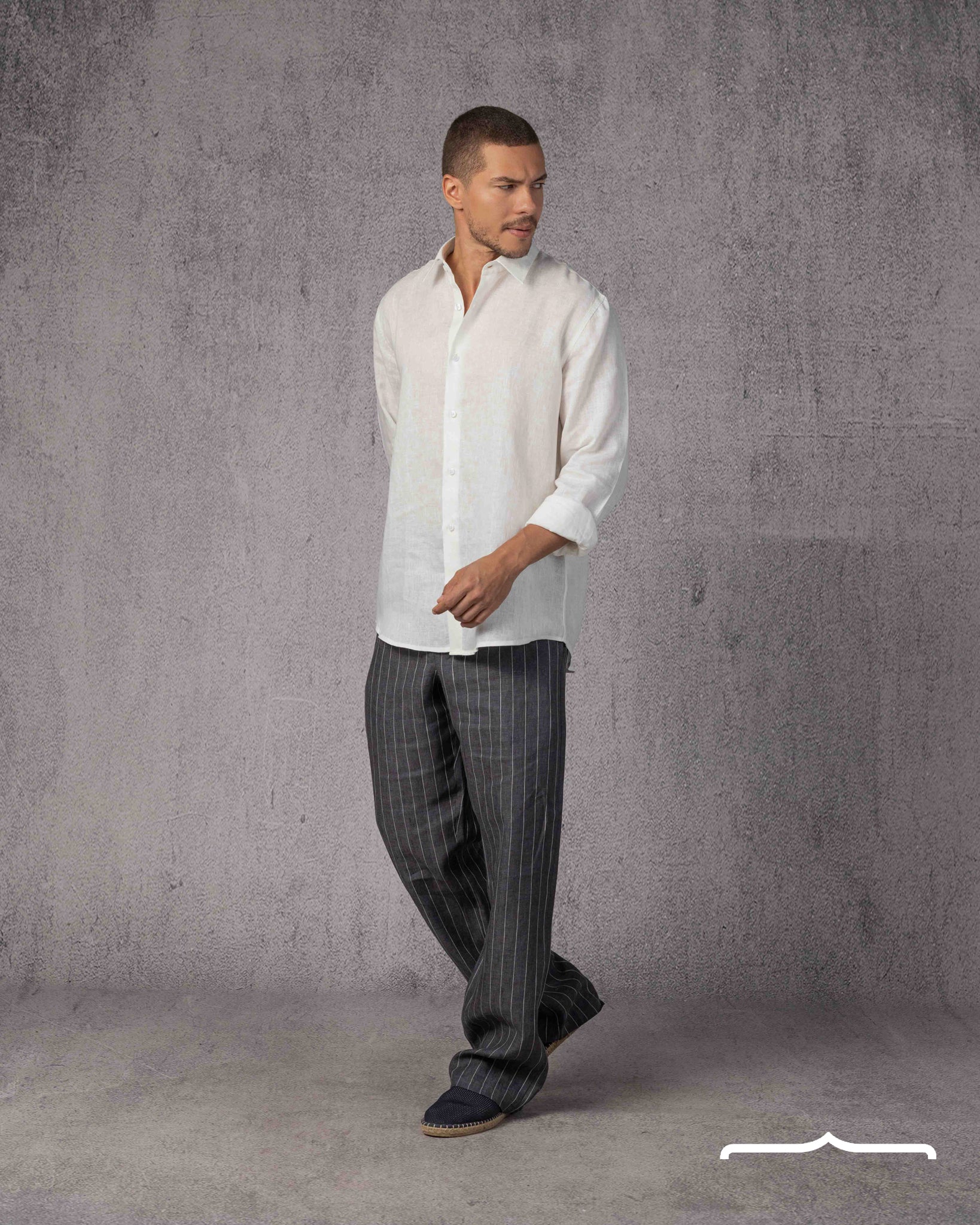Classic Linen Shirt Volume 3 in Off White