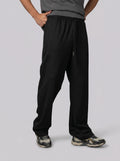 Textured pants volume 4 in Black