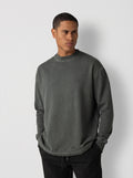 Washed Sweatshirt in Olive