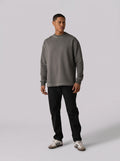 Washed sweatshirt in Dark Grey