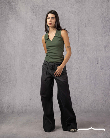 RIB V Core Top  in Olive