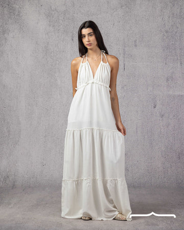 Soléa Dress in white