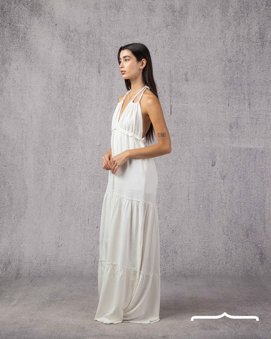 Soléa Dress in white