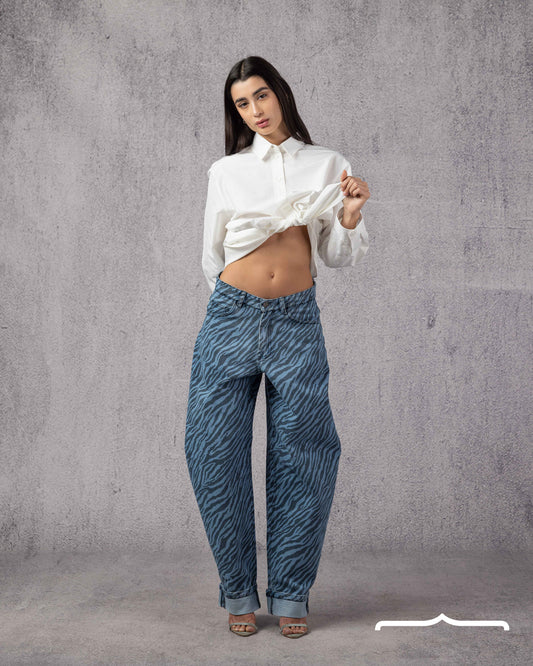 ZÉBRA Balloon Denim in Light Blue