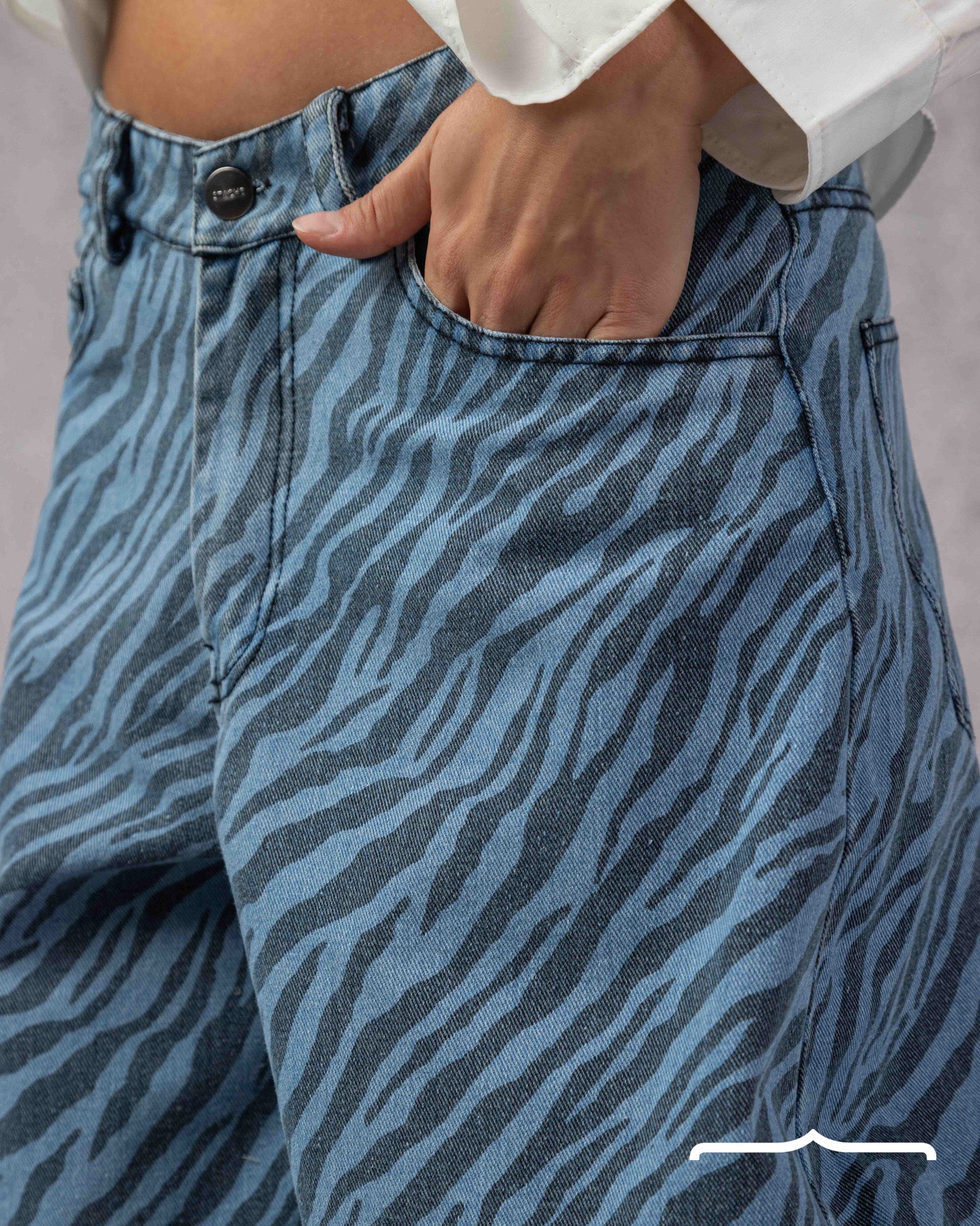 ZÉBRA Balloon Denim in Light Blue
