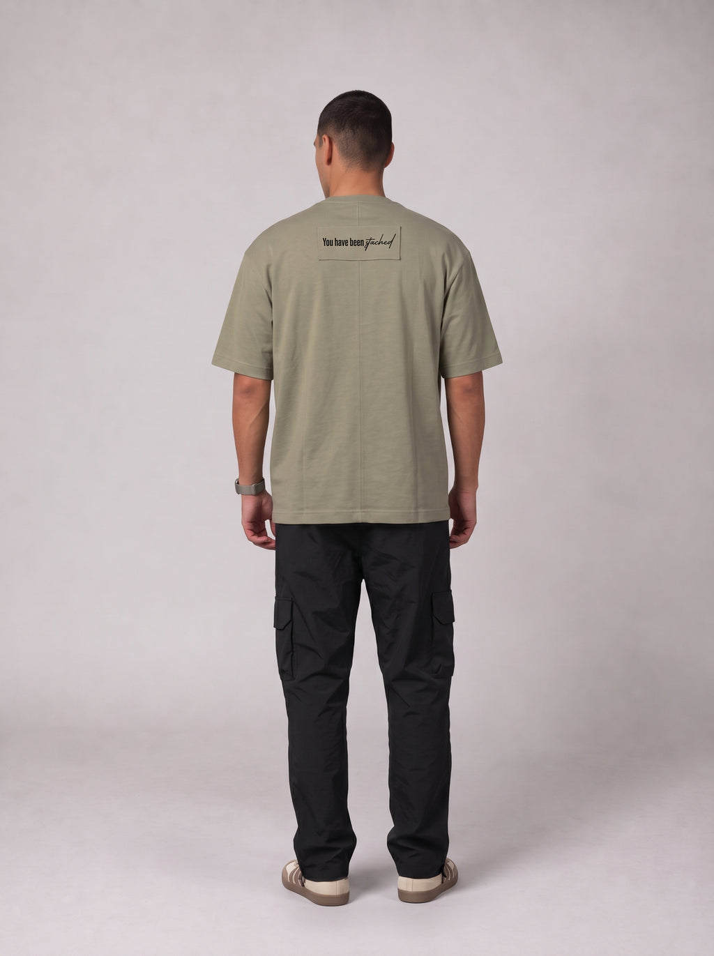 You have been stached t-shirt in Olive