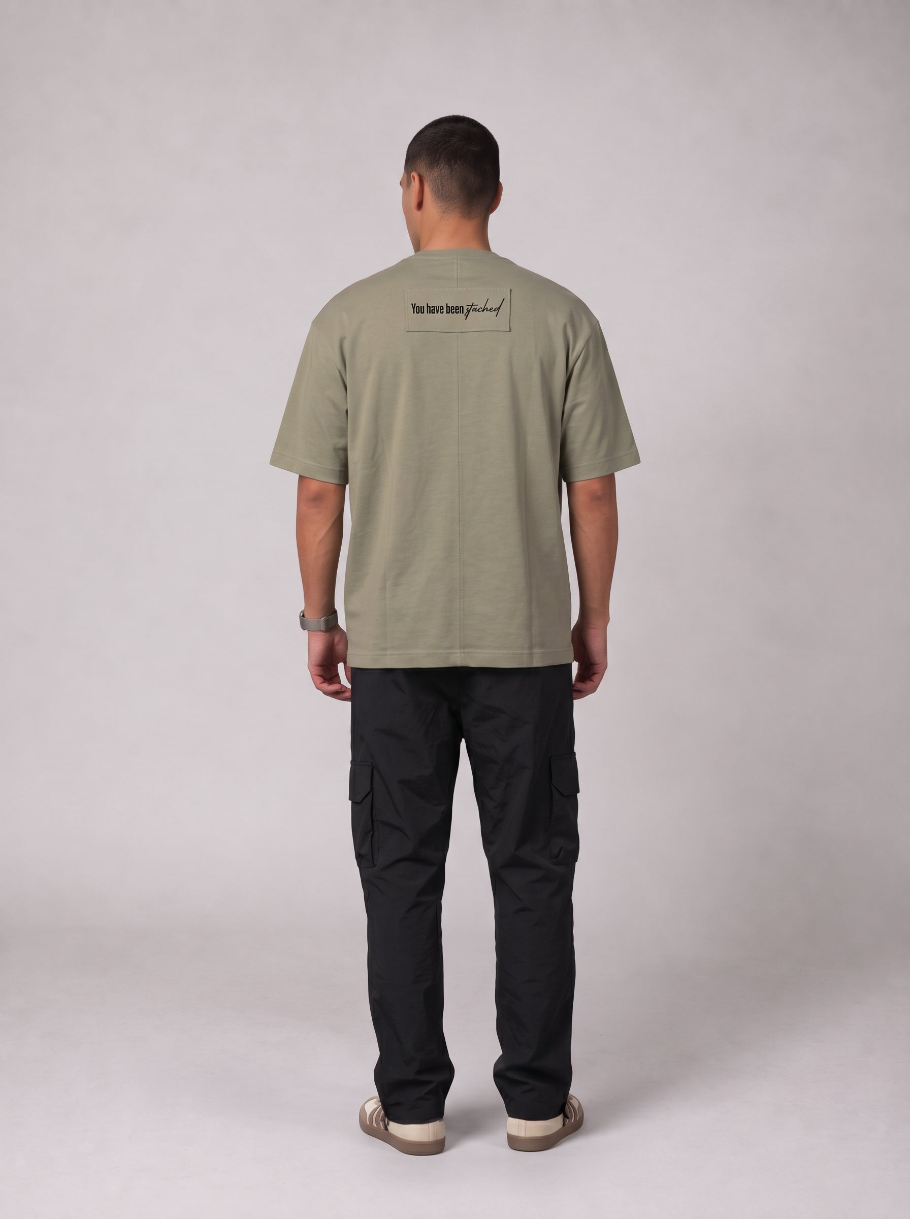 You have been stached t-shirt in Olive