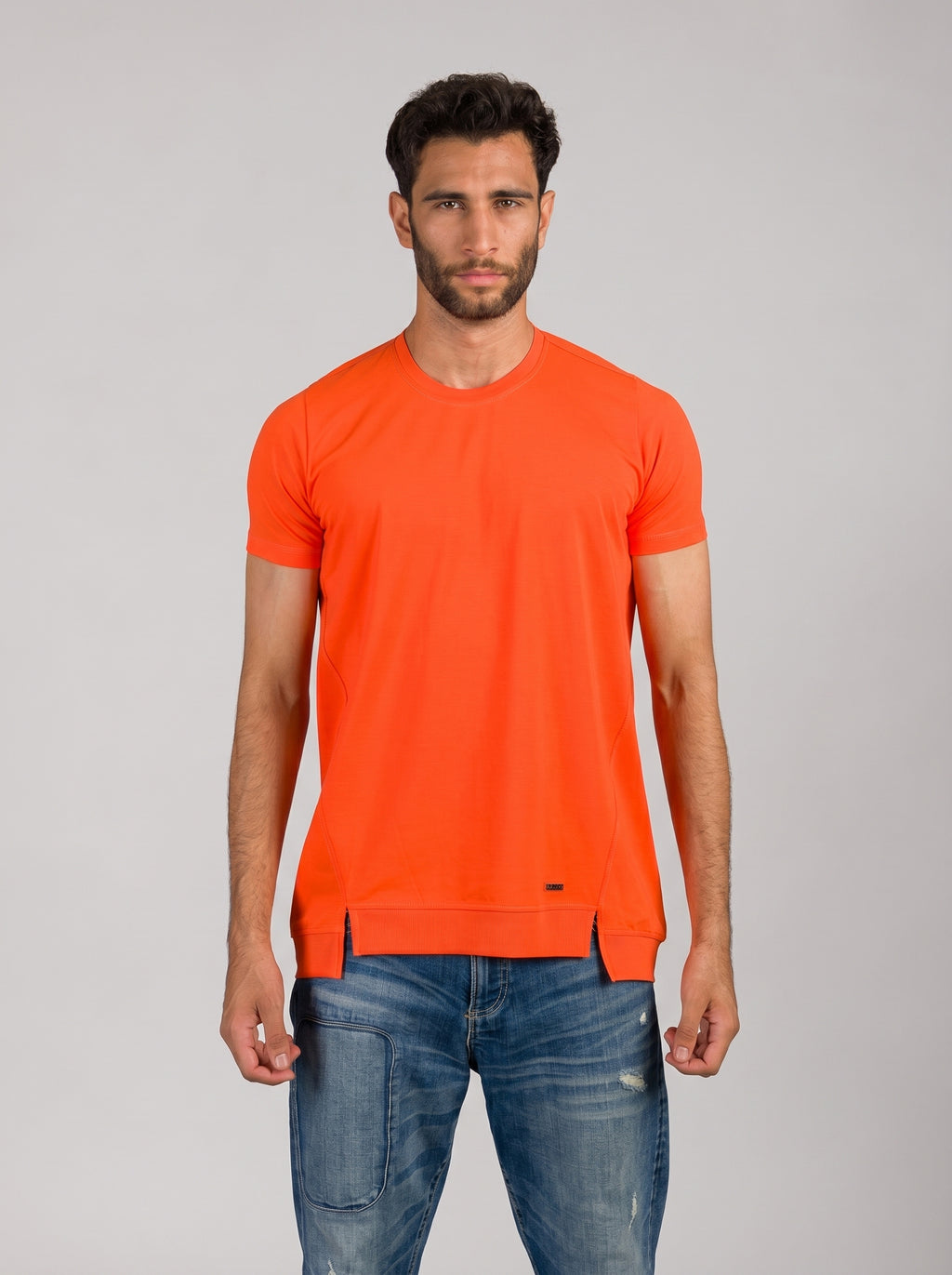 Side Split Volume 2 T-Shirt in Orange