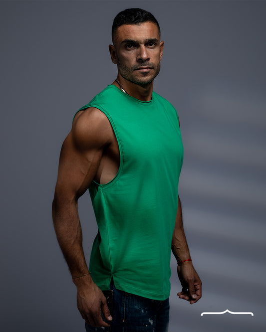 Sleeveless T-Shirt Volume 2 in Green