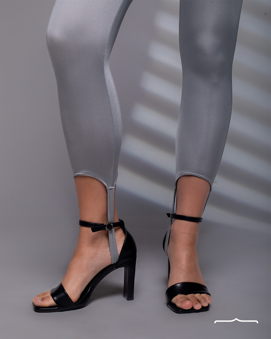 Helanca Legging Pants in Gray