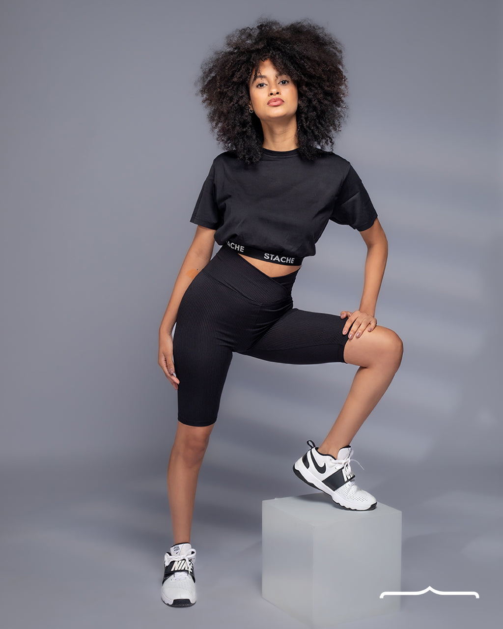 black crop top